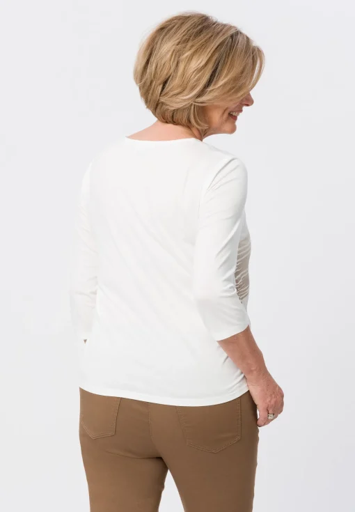 Blusenshirt mit Print auf der Vorderseite
