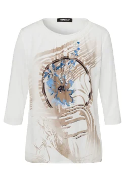Blusenshirt mit Print auf der Vorderseite