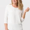 Blusenshirt mit schmückender Ziernaht