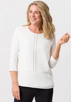 Blusenshirt mit schmückender Ziernaht