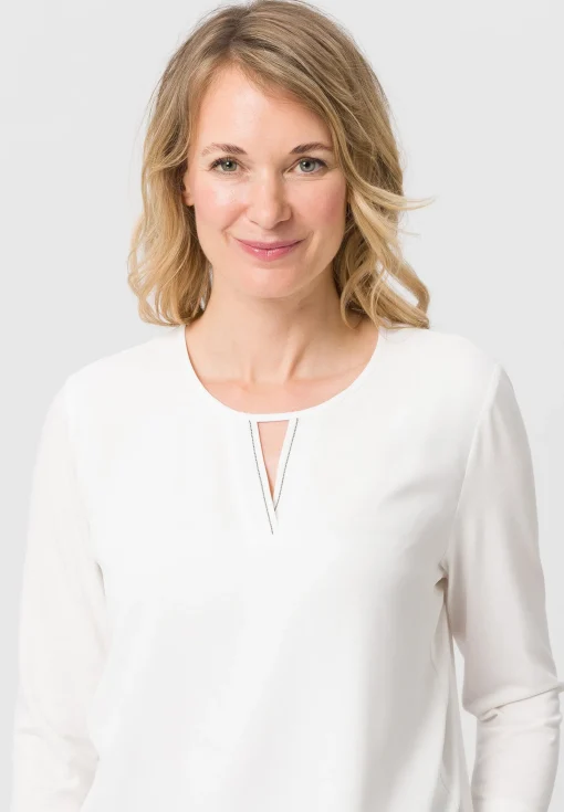 Blusenshirt mit Schmuckkette