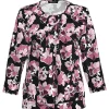 Blusenshirt mit stilvollem Blütendesign