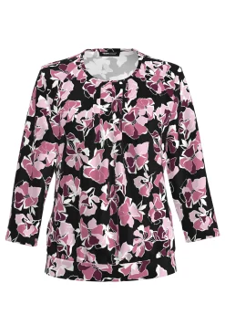 Blusenshirt mit stilvollem Blütendesign