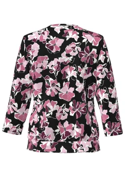 Blusenshirt mit stilvollem Blütendesign