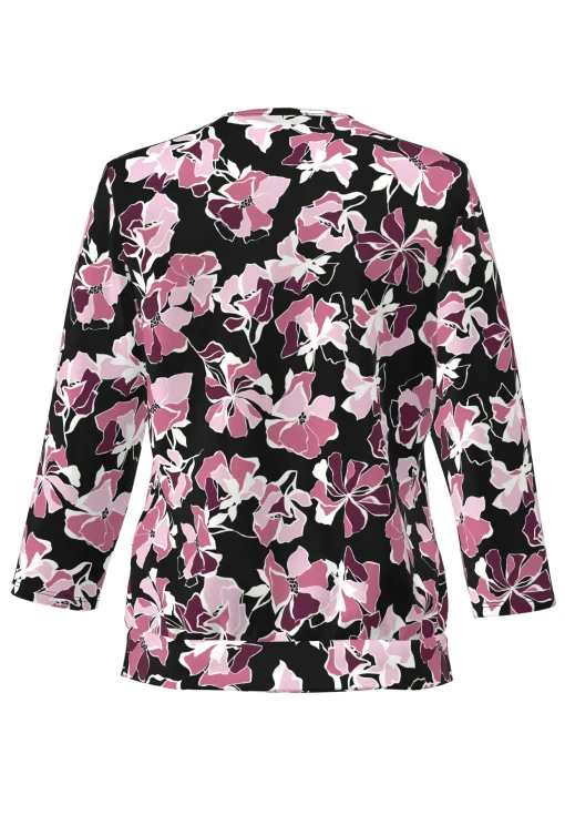 Blusenshirt mit stilvollem Blütendesign