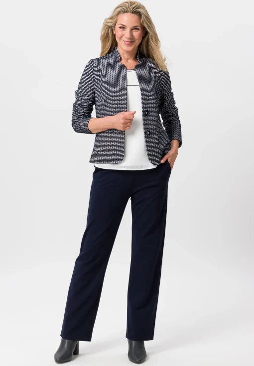 Blusenshirt mit Strickbündchen