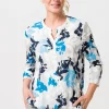 Blusenshirt mit tollem Blütendruck