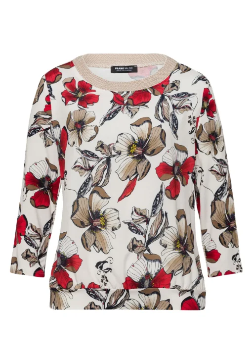 Blusenshirt mit variablem Saumbund
