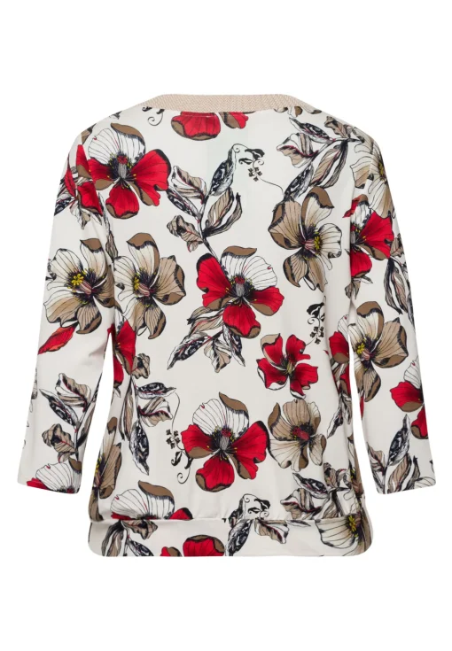 Blusenshirt mit variablem Saumbund