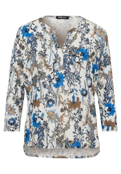 Blusenshirt mit verlängertem Rücken