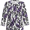 Blusenshirt mit zartem Animalprint
