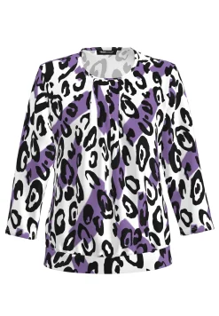 Blusenshirt mit zartem Animalprint