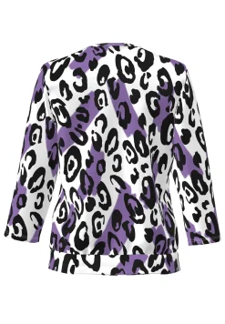 Blusenshirt mit zartem Animalprint