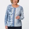Feinstrickpullover im stilvollem Dessin