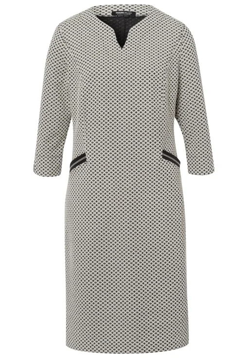 Kleid mit geschmückten Leistentaschen