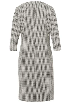 Kleid mit geschmückten Leistentaschen