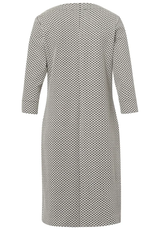Kleid mit geschmückten Leistentaschen