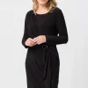 Kleid mit weich fließenden Volants