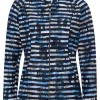 Leichtjacke mit modernem Ringelprint
