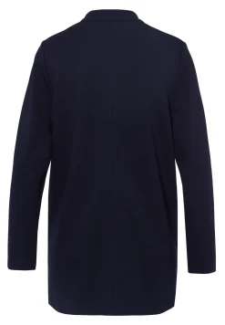 Longjacke mit femininem Kragen