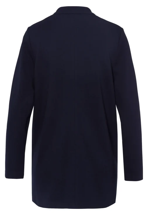 Longjacke mit femininem Kragen
