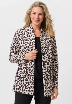 Longjacke mit modischen Knöpfen