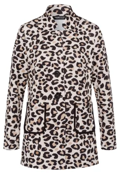 Longjacke mit modischen Knöpfen