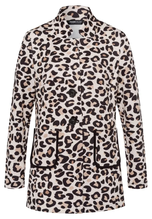 Longjacke mit modischen Knöpfen