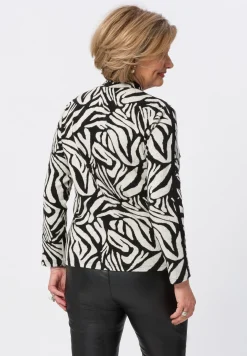 Pullover mit eingesetztem Streifen