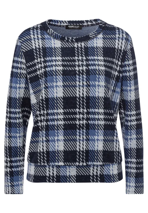 Pullover mit modischem Karo