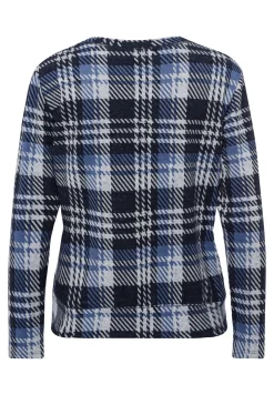 Pullover mit modischem Karo