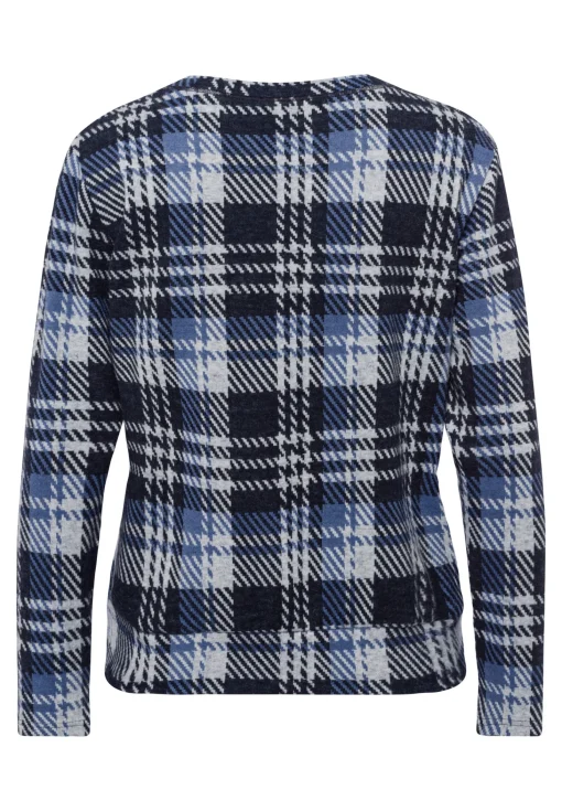 Pullover mit modischem Karo