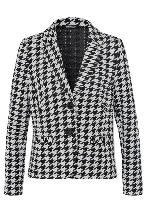 Reversblazer mit abgerundetem Saum