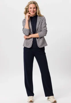 Reversblazer mit auffälligem Print