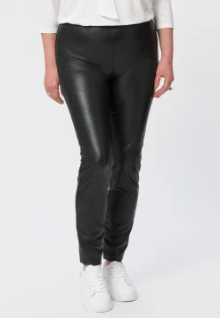 Schlupfhose in Lederoptik