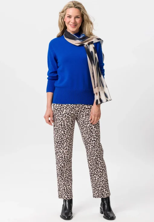 Schlupfhose MIA mit raffiniertem Animalprint