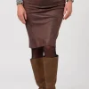 Schlupfrock im Leder-Look