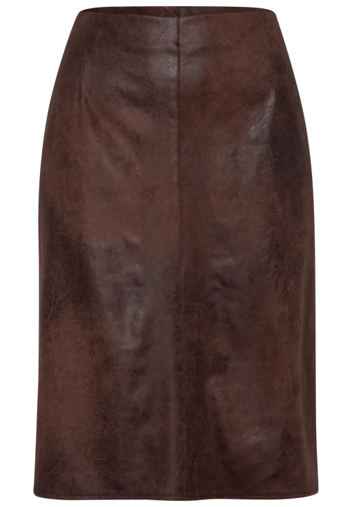Schlupfrock im Leder-Look