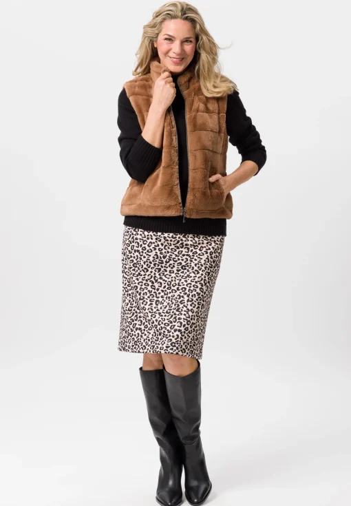 Schlupfrock mit modischem Animalprint