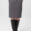 Schlupfrock mit zweifarbigem Minimalprint