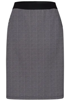 Schlupfrock mit zweifarbigem Minimalprint