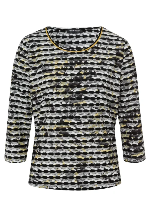 Shirt aus fancy Jersey