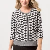 Shirt in zweifarbiger Patchoptik