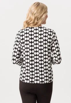 Shirt in zweifarbiger Patchoptik