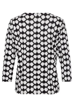Shirt in zweifarbiger Patchoptik