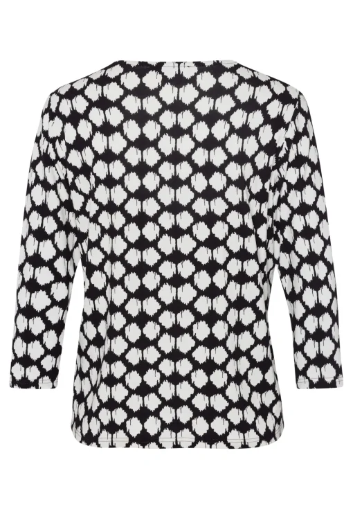 Shirt in zweifarbiger Patchoptik