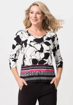 Shirt mit 3/4 Ärmeln