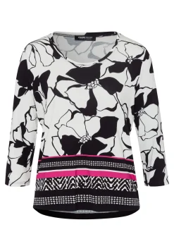 Shirt mit 3/4 Ärmeln