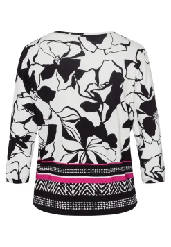 Shirt mit 3/4 Ärmeln