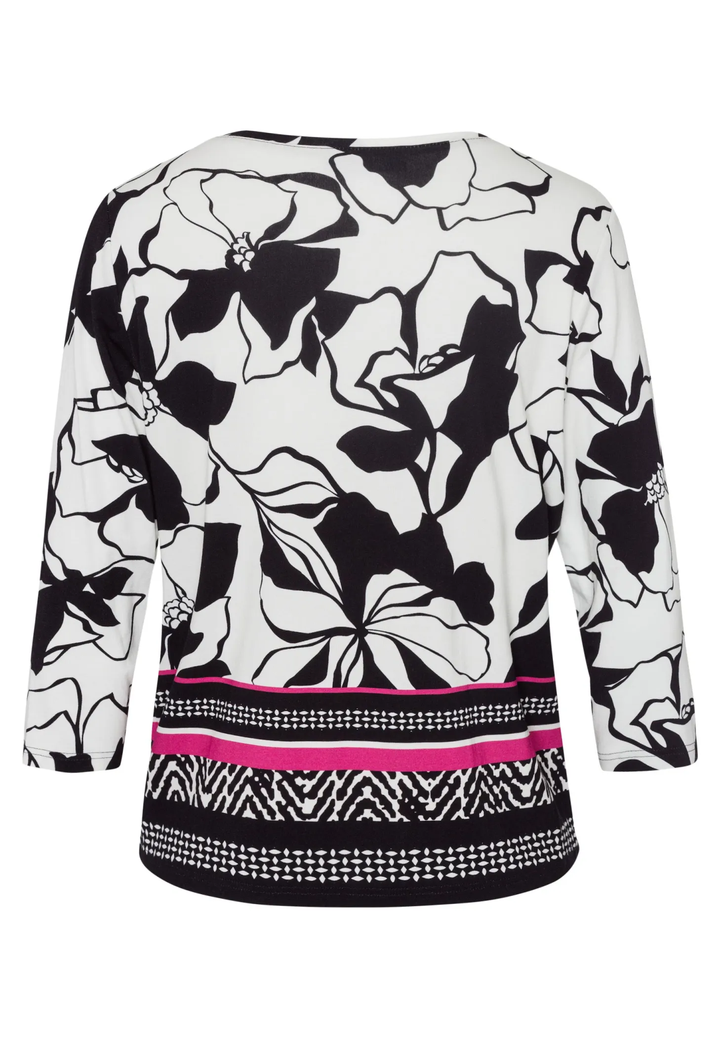 Shirt mit 3/4 Ärmeln